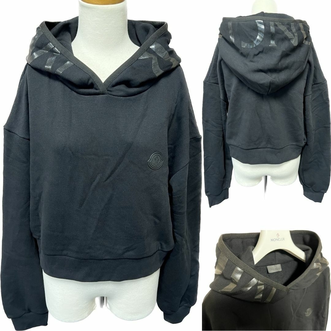 ☆未使用・本物保証☆MONCLER Hoodie パーカー　M　黒色　人気モデル