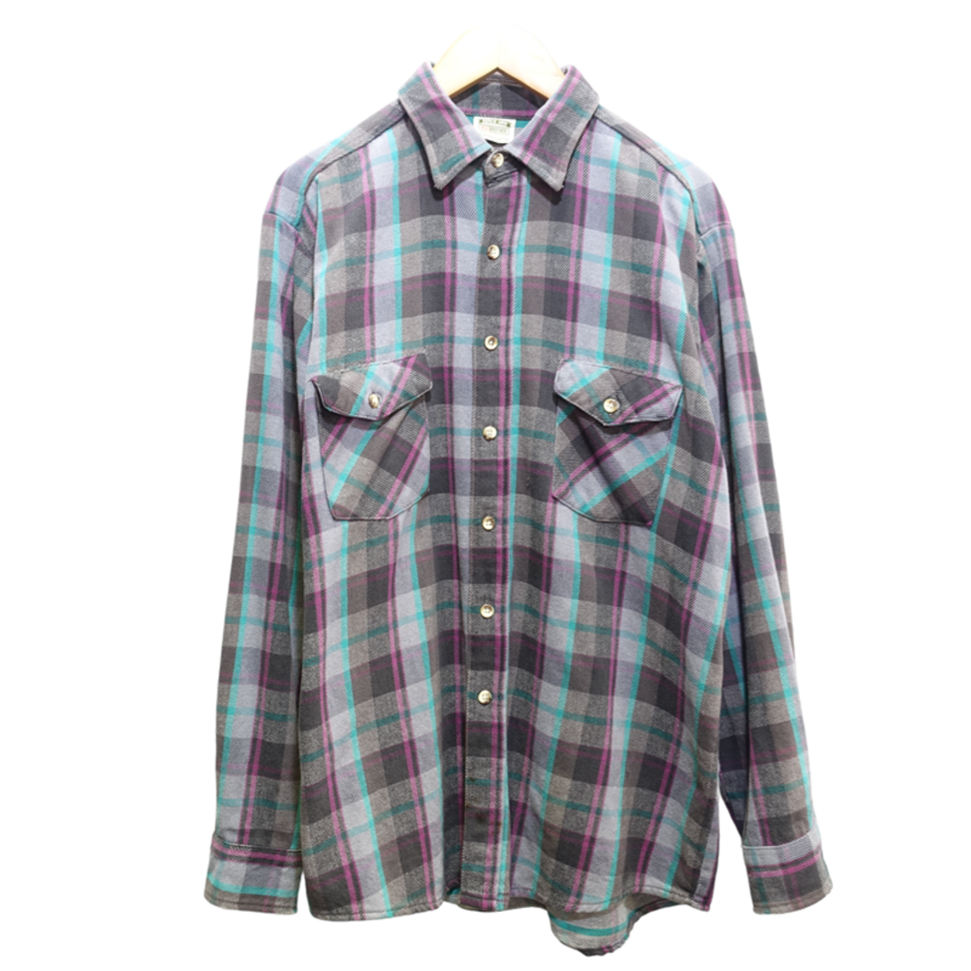 FIVE BROTHER 90s CHECK NEL SHIRT無し