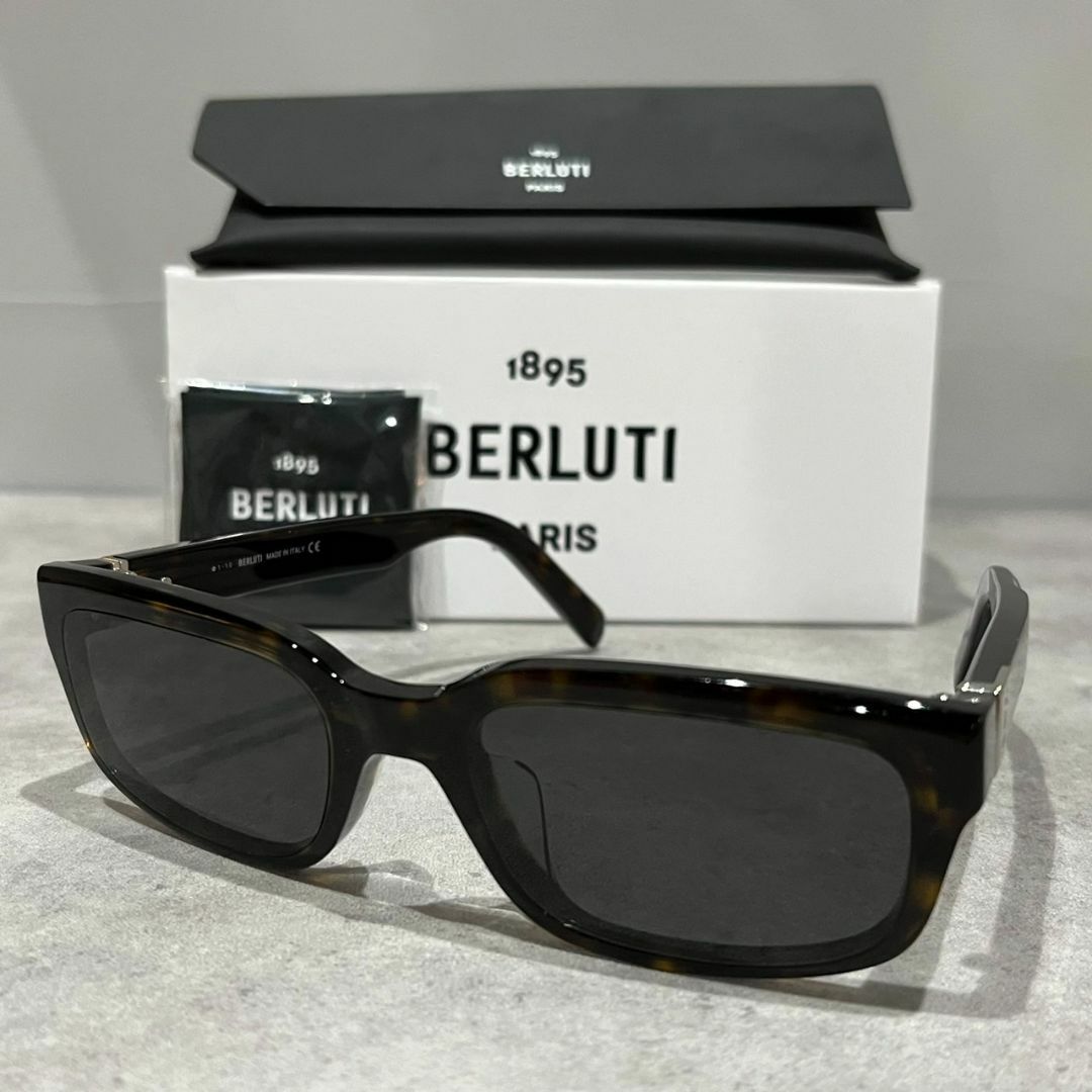 新品 BERLUTI ベルルッティ BL40017U 52A メガネ サングラス