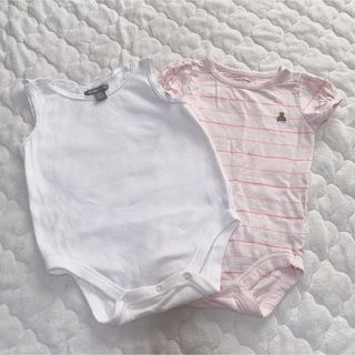 ベビーギャップ(babyGAP)の【2点セット】GAPの肌着　半袖　ノースリーブ(肌着/下着)