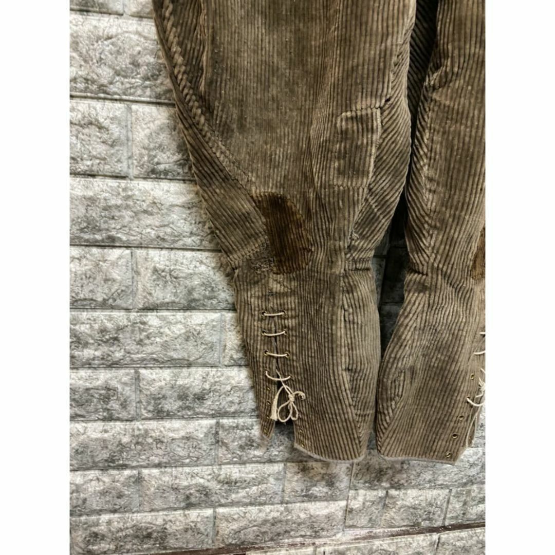 MILITARY - 1930s フランス製 太畝 コーデュロイ ジョッパーズ MILITARY - 1930s フランス製 太畝 コーデュロイ ジョッパーズ