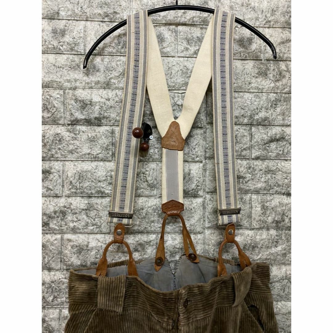 MILITARY - 1930s フランス製 太畝 コーデュロイ ジョッパーズ MILITARY - 1930s フランス製 太畝 コーデュロイ ジョッパーズ