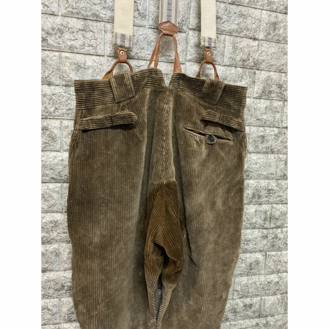 MILITARY - 1930s フランス製 太畝 コーデュロイ ジョッパーズ MILITARY - 1930s フランス製 太畝 コーデュロイ ジョッパーズ