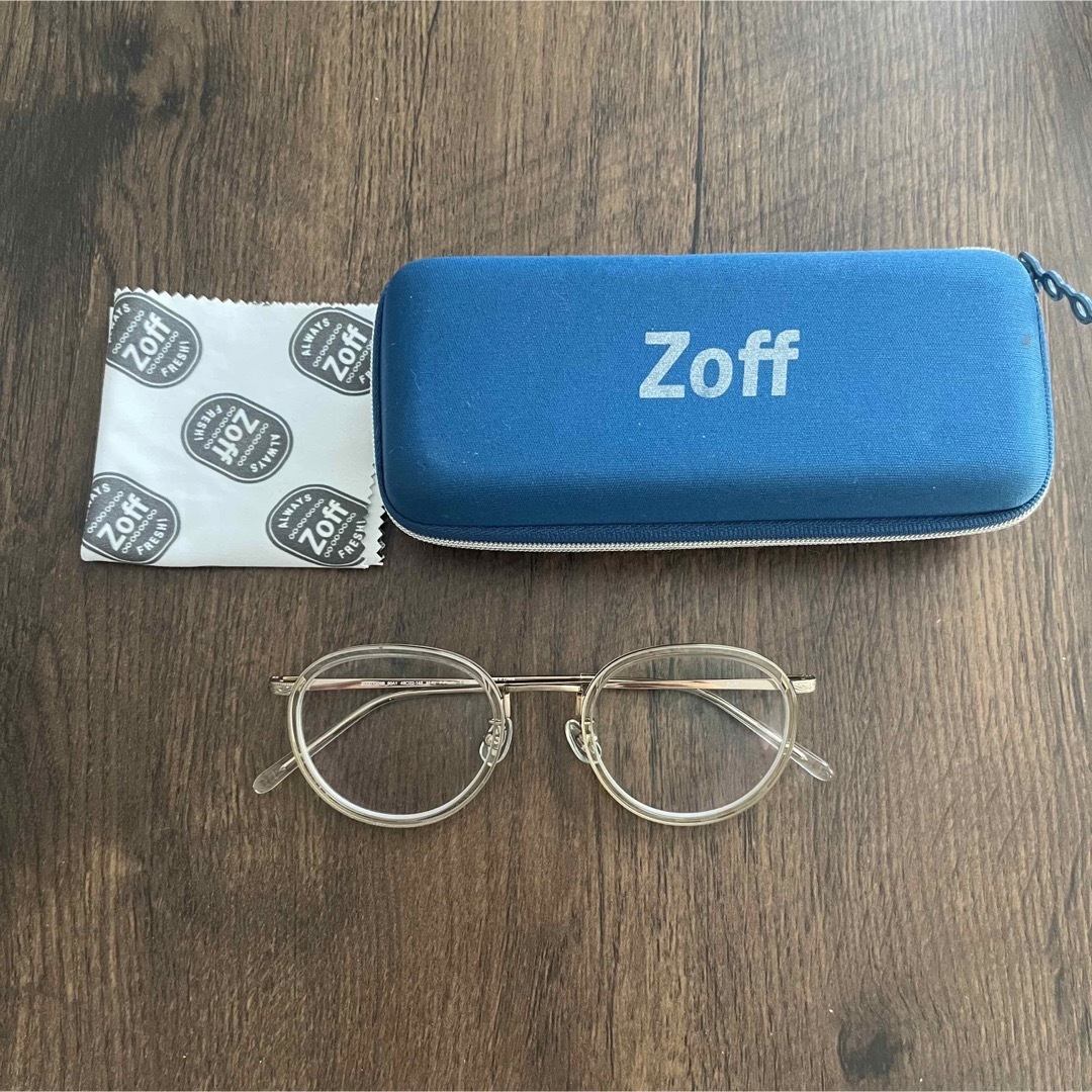 Zoff(ゾフ)のZoff Classic クラシック　クリアメガネ　度付き レディースのファッション小物(サングラス/メガネ)の商品写真