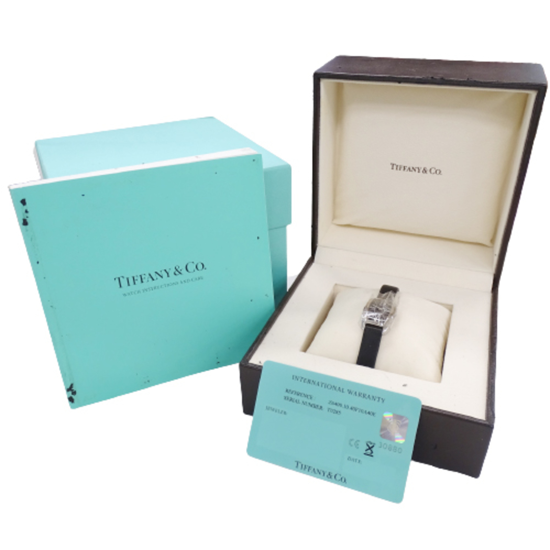 ティファニー TIFFANY&Co. Z6401.10.10G19A40G ジェメア クォーツ レディース 美品 保証書付き_767376