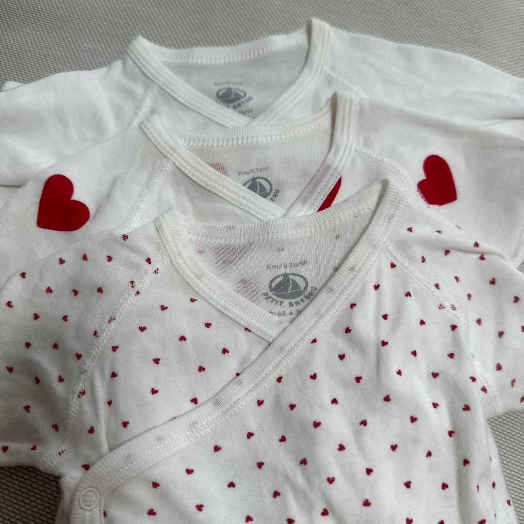 PETIT BATEAU(プチバトー)のkakikukeij0様　専用 キッズ/ベビー/マタニティのベビー服(~85cm)(ロンパース)の商品写真