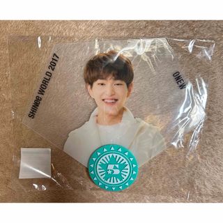 シャイニー(SHINee)の【新品未使用】SHINee FIVE うちわ オニュ ONEW(アイドルグッズ)