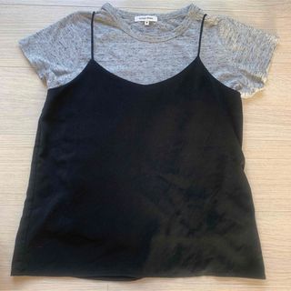 グローバルワーク(GLOBAL WORK)のGLOBAL WORK  Tシャツ♡キャミセット  Ｍサイズ(Tシャツ(半袖/袖なし))