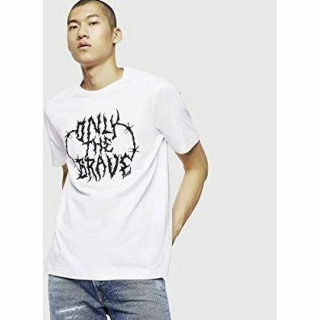 新品 L ディーゼル Diesel ブレイブ Tシャツ カットソー B23 白 - T ...