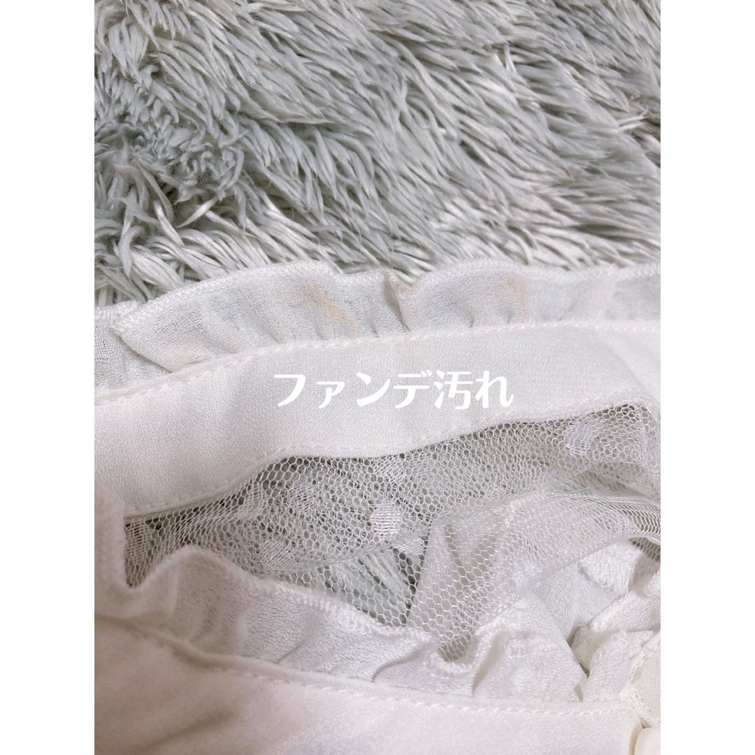 ZARA(ザラ)のシースルーブラウス シアーシャツ 水玉 ドット柄 春夏トップス 透け感 オシャレ レディースのトップス(シャツ/ブラウス(長袖/七分))の商品写真