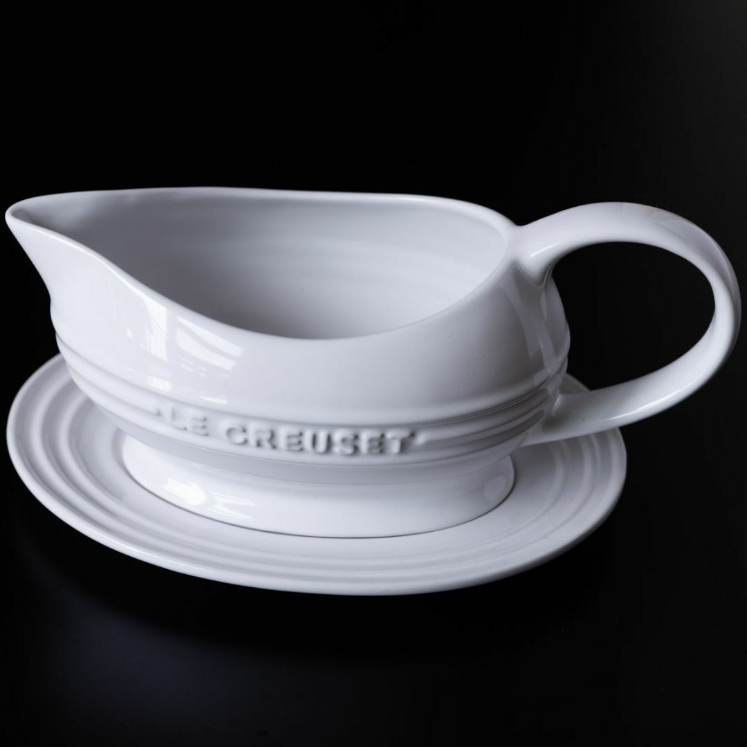 LE CREUSET - ルクルーゼ グレービーボートホワイトほぼ未使用品の通販 ...