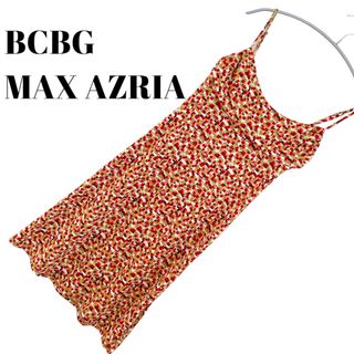 ビーシービージーマックスアズリア(BCBGMAXAZRIA)の【BCBG MAX AZRIA】モザイク柄 キャミワンピ 膝丈 カラフル(ひざ丈ワンピース)