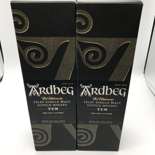ardbeg アードベッグ　10年 ウィスキー　700ml  箱付　２本セット