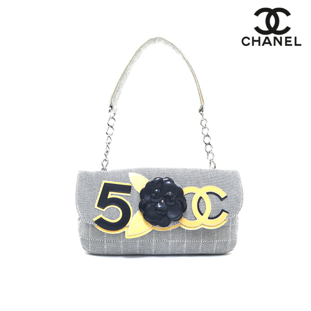 シャネル CHANEL カメリア ココマーク チョコバー ハンドバッグ