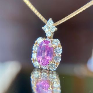 履き心地◎ 『専用です』天然ピンクサファイア ダイヤモンド 計1.08ct