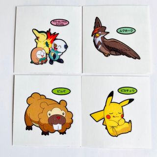 ポケモン - ポケモンパン デコキャラシール ポケットモンスター 4枚 ...