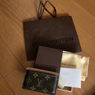 ルイヴィトン(LOUIS VUITTON)の【正規品】ルイヴィトン　カードケース　モノグラム(名刺入れ/定期入れ)