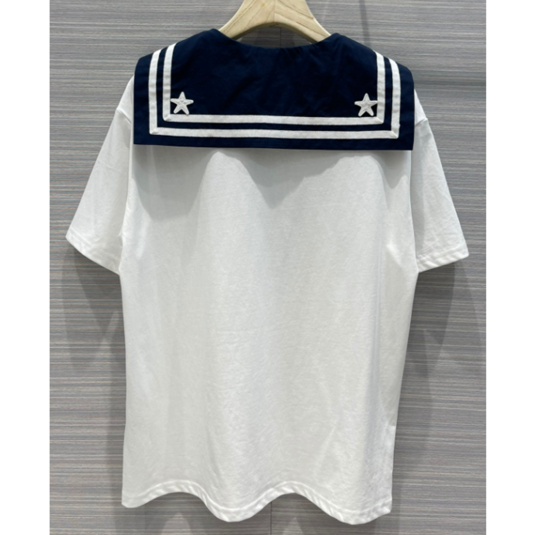 ミュウミュウ Tシャツ ライトブルー Lサイズ 新品未使用品 美品 MIU MIU☆ミュウミュウ ロゴ Tシャツ