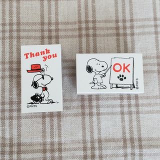 スヌーピー(SNOOPY)のSNOOPY スヌーピー ハンコ ２個セット☆(はんこ)