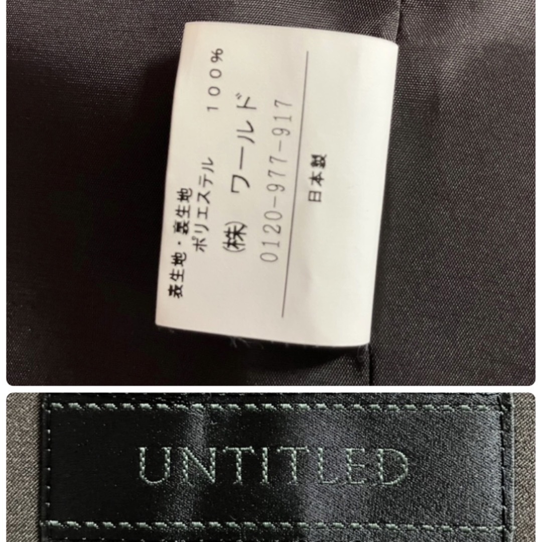 UNTITLED(アンタイトル)の★UNTITLED/アンタイトル★極美品★半袖ワンピース2(M.9号) レディースのワンピース(ひざ丈ワンピース)の商品写真