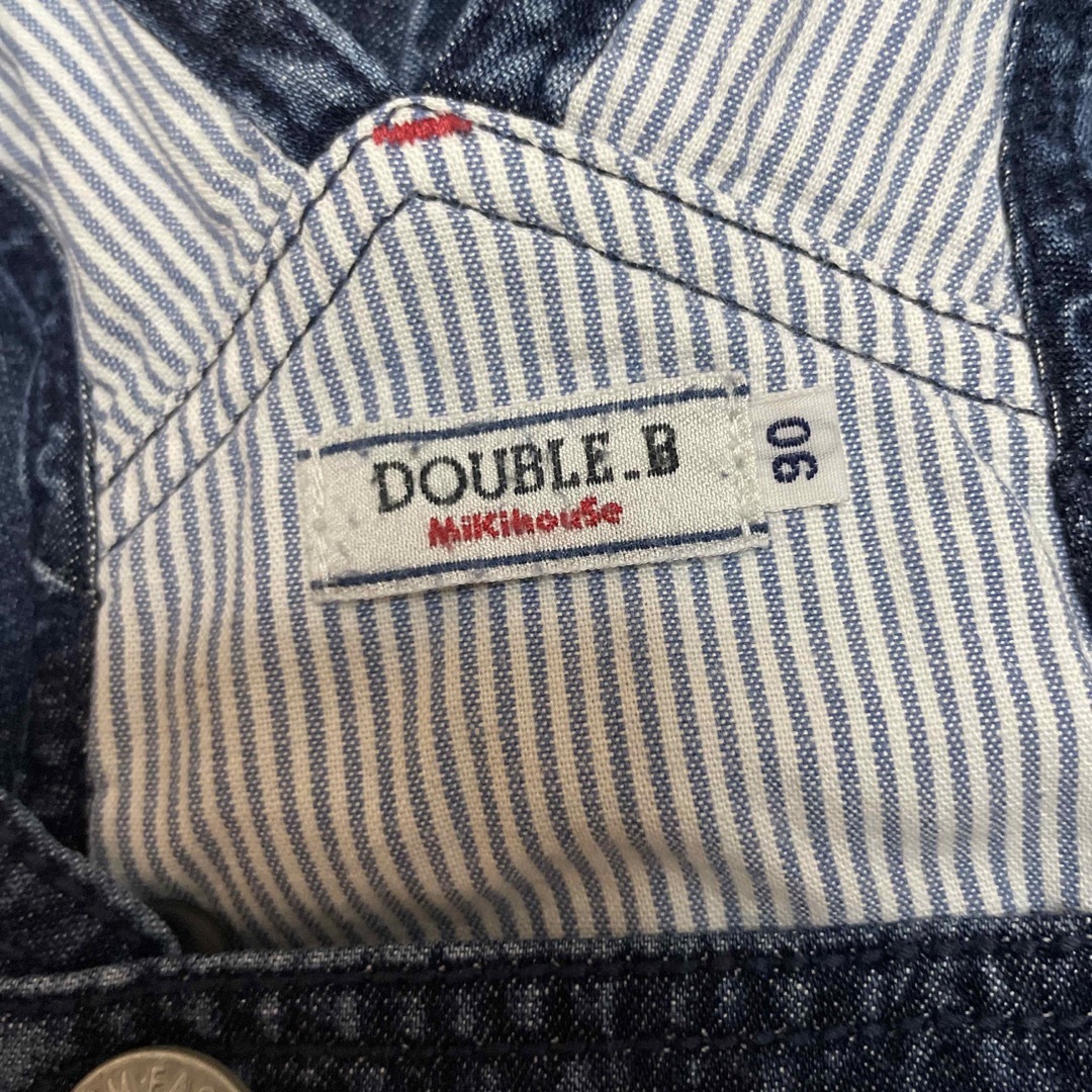 DOUBLE.B(ダブルビー)のダブルビーオーバーオール キッズ/ベビー/マタニティのキッズ服男の子用(90cm~)(その他)の商品写真