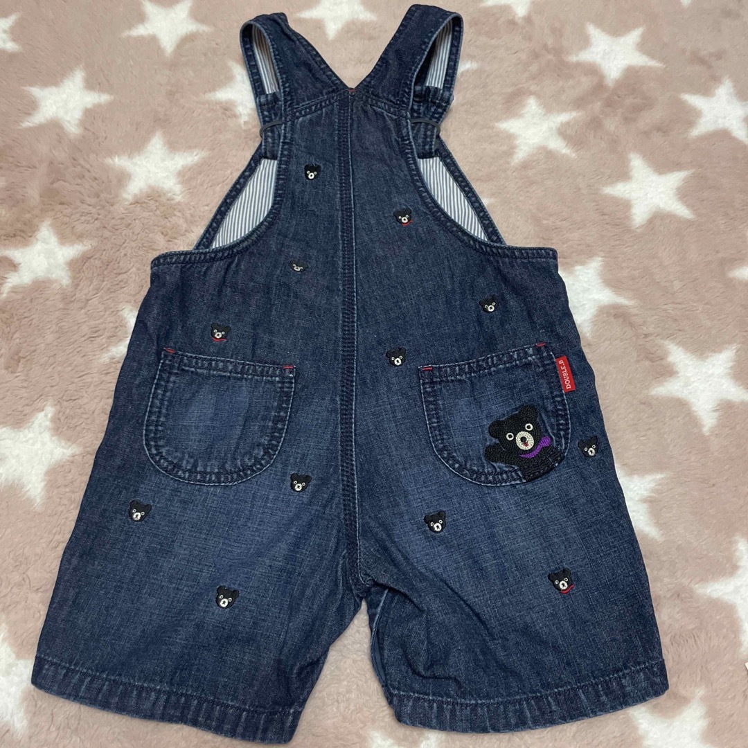 DOUBLE.B(ダブルビー)のダブルビーオーバーオール キッズ/ベビー/マタニティのキッズ服男の子用(90cm~)(その他)の商品写真