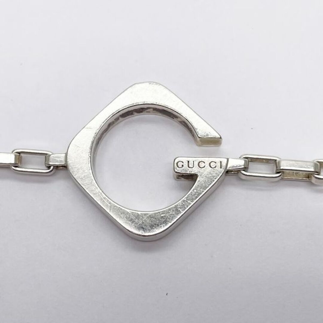 Gucci(グッチ)のGUCCI スクエア Gロゴ ブレスレット SV925 メンズのアクセサリー(ブレスレット)の商品写真