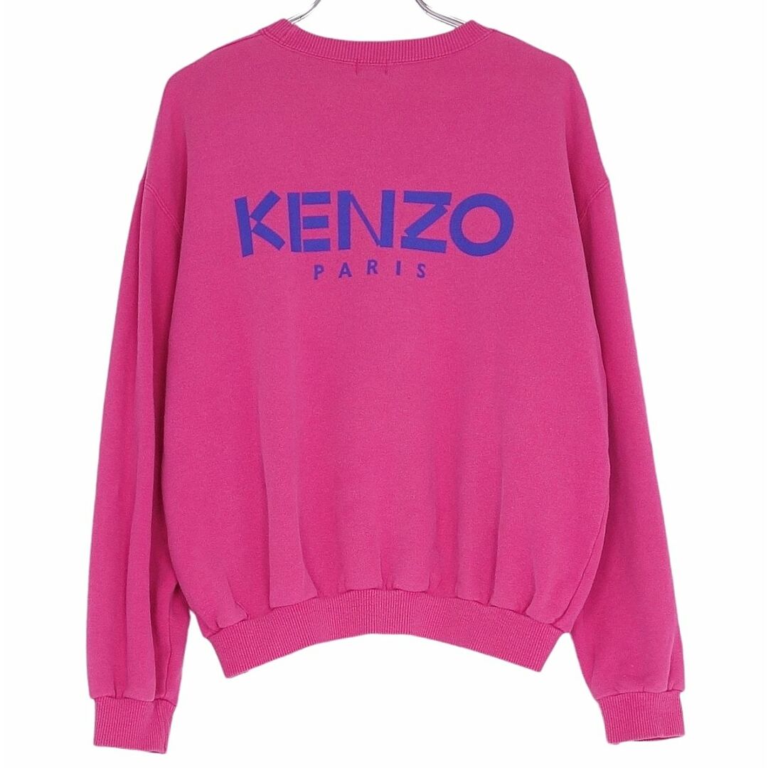 KENZO ケンゾー　スウェット　トレーナー　ピンク　バックロゴ