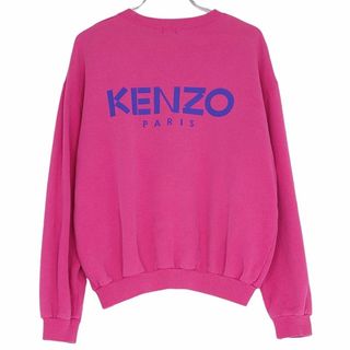 ケンゾー(KENZO)の美品 ケンゾー KENZO スウェット トレーナー ロングスリーブ バックロゴ コットン トップス キッズ 150 ピンク(スウェット)