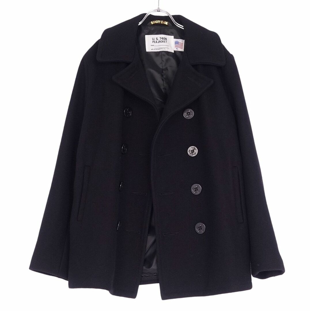 schott - 美品 ショット SCHOTT コート ジャケット Pコート 753US ...