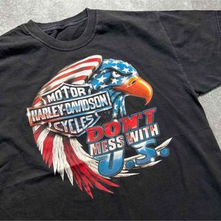 ハーレーダビッドソン(Harley Davidson)のビンテージ Harley Davidson”EAGLE & LOGO” Tシャツ(Tシャツ/カットソー(半袖/袖なし))