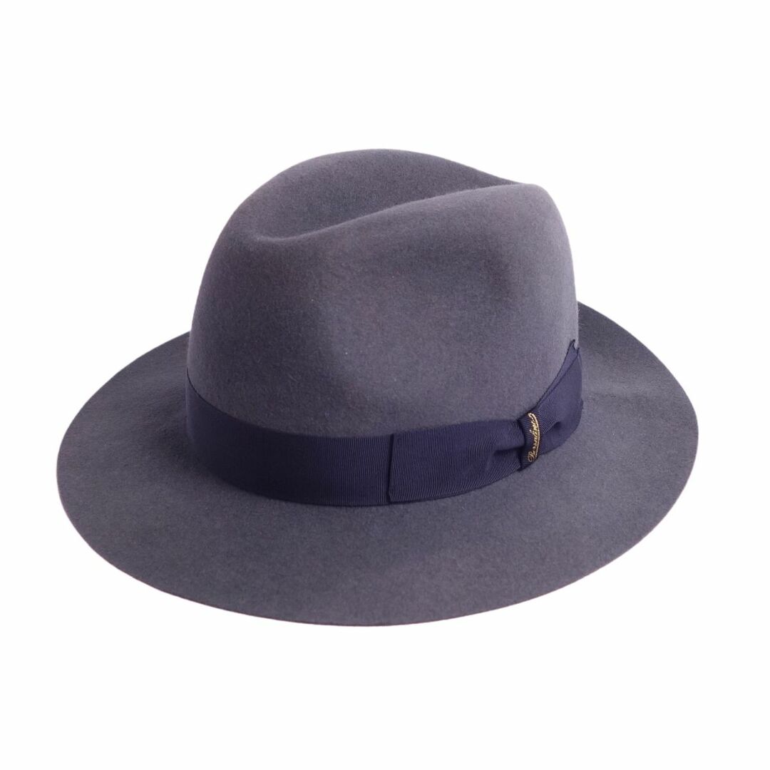 美品 ボルサリーノ Borsalino 帽子 ハット ALESSANDRIA