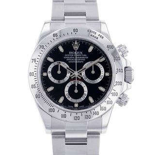 ロレックス(ROLEX)のロレックス コスモグラフ デイトナ 116520 ROLEX 腕時計 クロノグラフ ウォッチ 鏡面 黒文字盤(腕時計(アナログ))