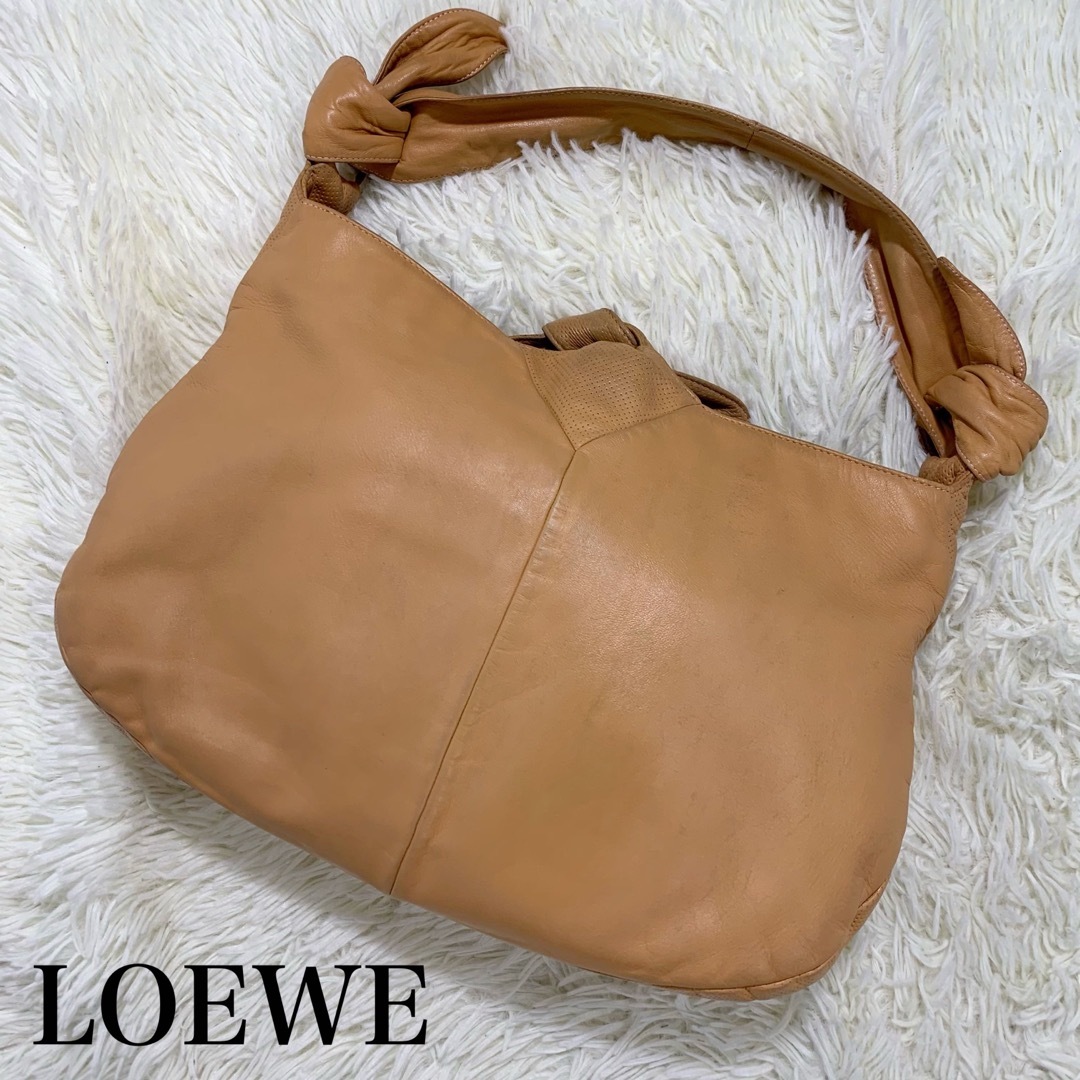 美品✨LOEWE ロエベ ハンドバッグ ショルダーバッグ アナグラム 肩がけ-