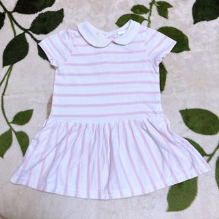 マザウェイズ(motherways)のコットンワンピース　スカート　ベビー子供服83センチ(ワンピース)