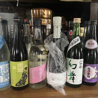 日本酒四合瓶セット　醸し人九平次幻舞楽器サラカブトムシなど