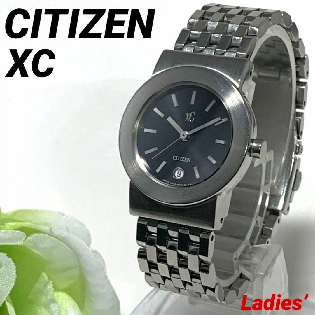 ひし型 美品! CITIZEN シチズン XC クロスシー 電池新品 レディース