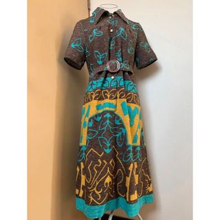 サンタモニカ(Santa Monica)のCHERRSEE様おとりおき♡♡レトロワンピース vintageワンピース(ひざ丈ワンピース)