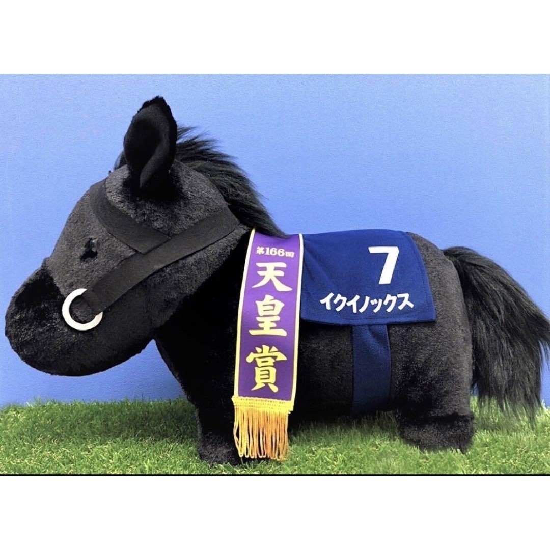 初期・天皇賞ver.】イクイノックス BIGぬいぐるみの通販 by 初期・天皇賞ver.】イクイノックス BIGぬいぐるみの通販 by
