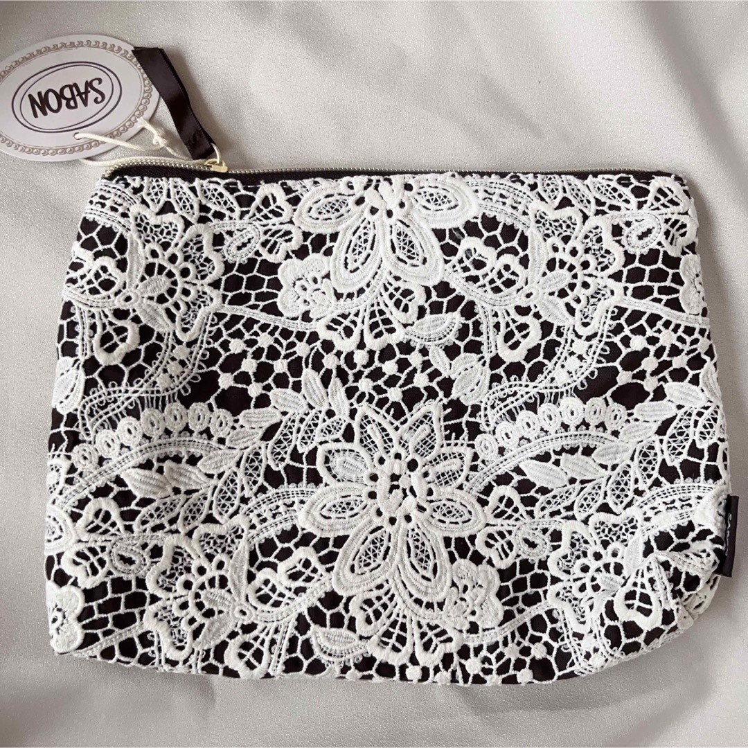 SABON 新品未使用 SABON サボン レースポーチ ノベルティの通販 by ユナ|サボンならラクマ SABON サボン ノベルティ ポーチ