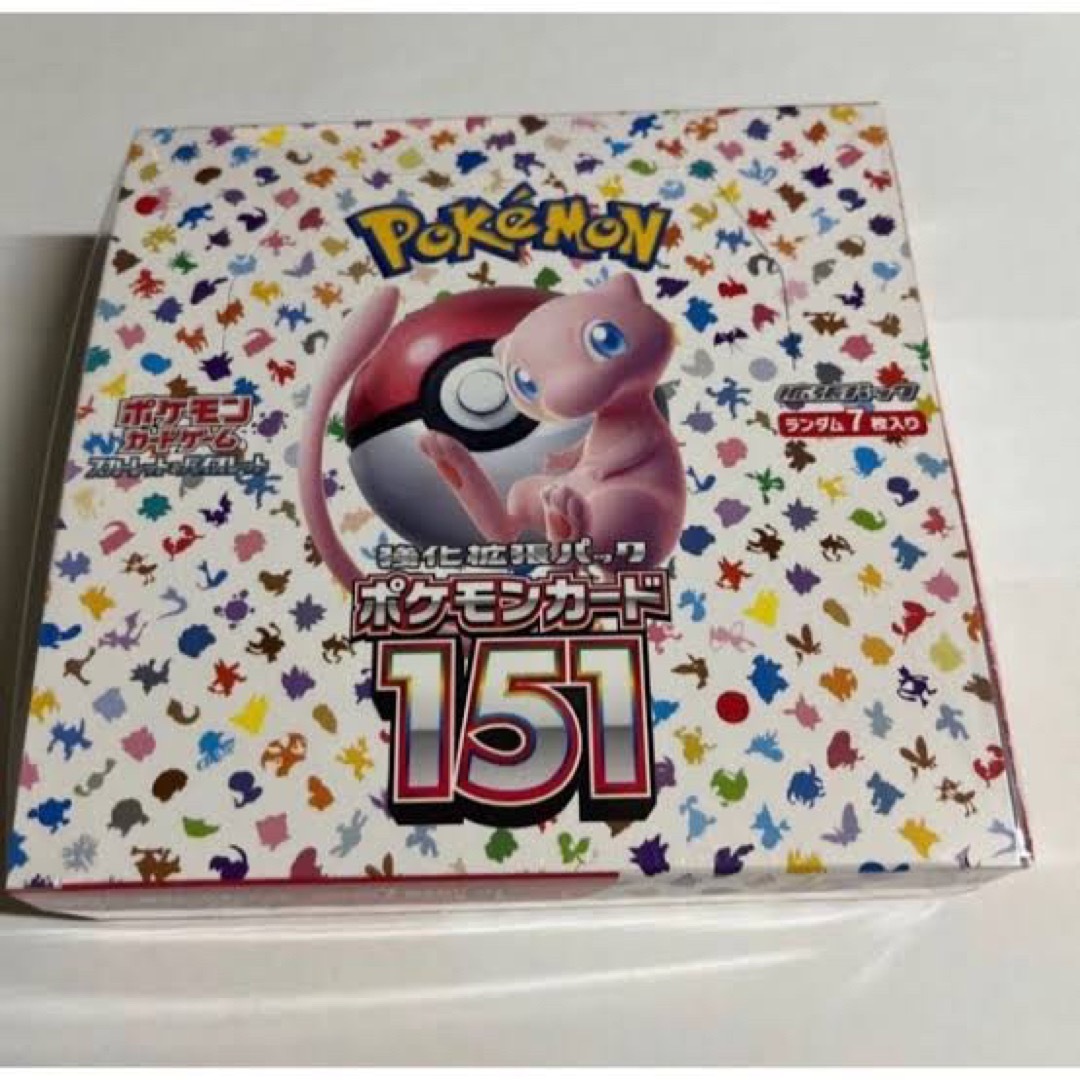 ポケモンカード 151 ボックス 4ボックス シュリンクなし ペリペリあり-