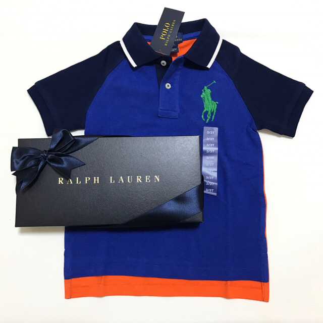 Ralph Lauren(ラルフローレン)の新品✨ビッグポニー バックデザインPOLO ショートオール & ポロシャツ キッズ/ベビー/マタニティのベビー服(~85cm)(ロンパース)の商品写真