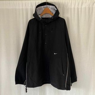 ナイキ(NIKE)のNIKE 90s 白タグ ナイロンアノラックジャケット ブラックL(マウンテンパーカー)