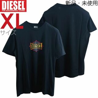 ディーゼル(DIESEL)の新品 XL ディーゼル Diesel グラフィックTシャツ カットソー C13黒(Tシャツ/カットソー(半袖/袖なし))