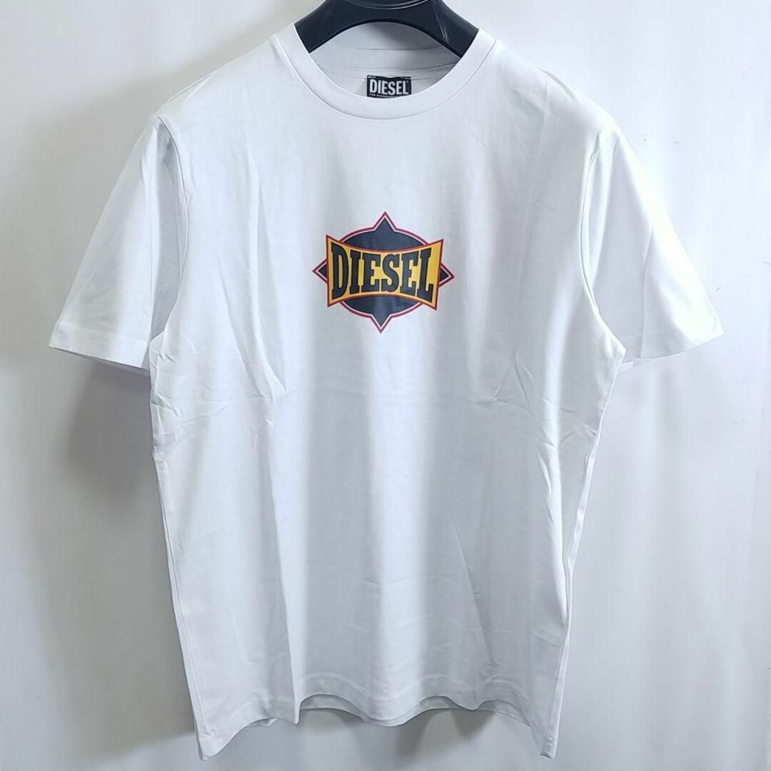 DIESEL(ディーゼル)の新品 3L ディーゼル Diesel グラフィックTシャツ ブランド C13 白 メンズのトップス(Tシャツ/カットソー(半袖/袖なし))の商品写真