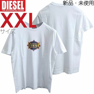 ディーゼル(DIESEL)の新品 3L ディーゼル Diesel グラフィックTシャツ ブランド C13 白(Tシャツ/カットソー(半袖/袖なし))
