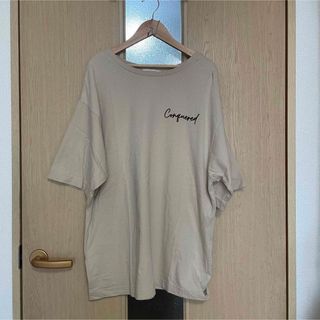 ダブルクローゼット(w closet)のWcloset ロゴt ベージュ(Tシャツ(半袖/袖なし))