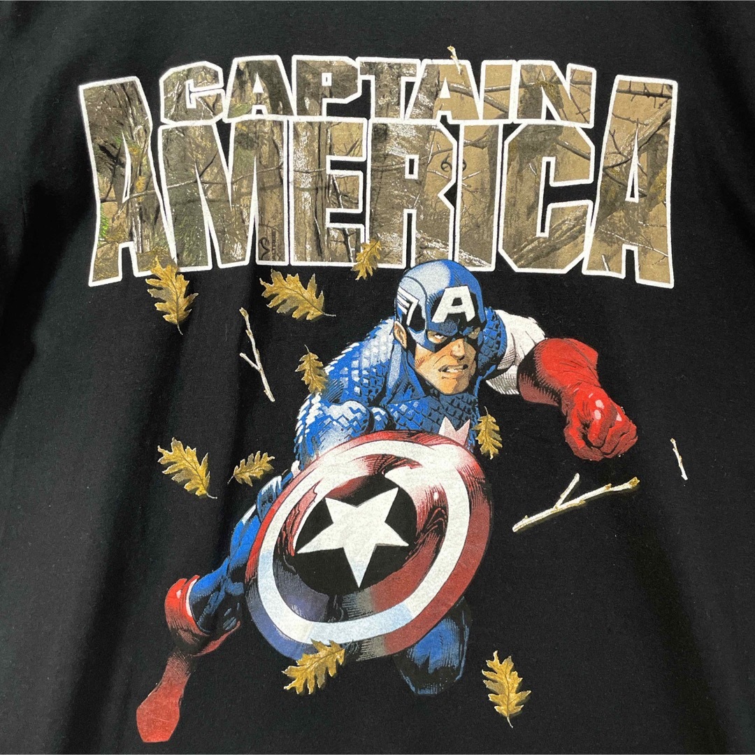 MARVEL マーベル キャプテンアメリカ アメコミ キャラクターtシャツ 古着