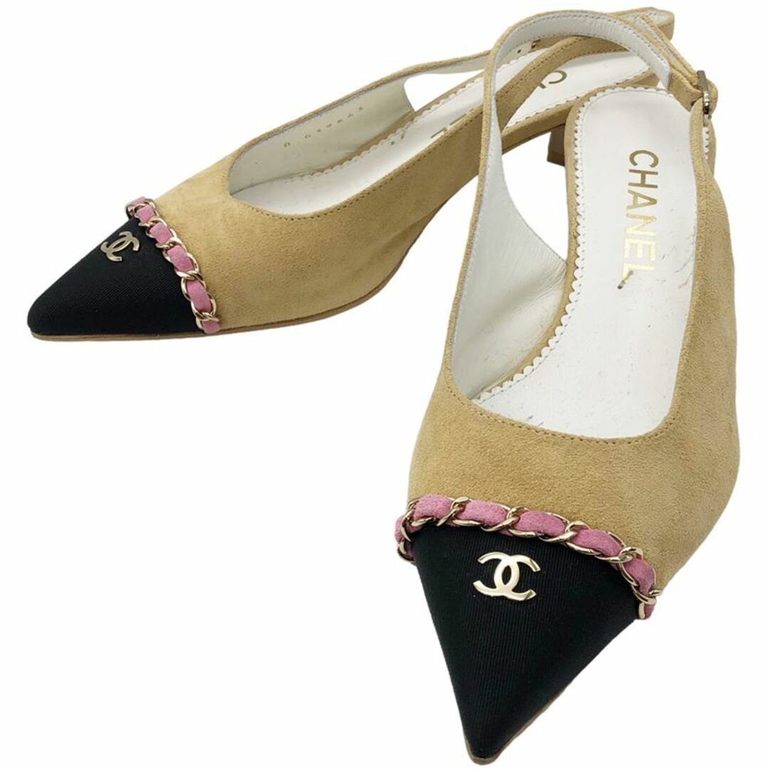 CHANEL シャネル  パンプス　スエード　ココマーク　23.5  美品