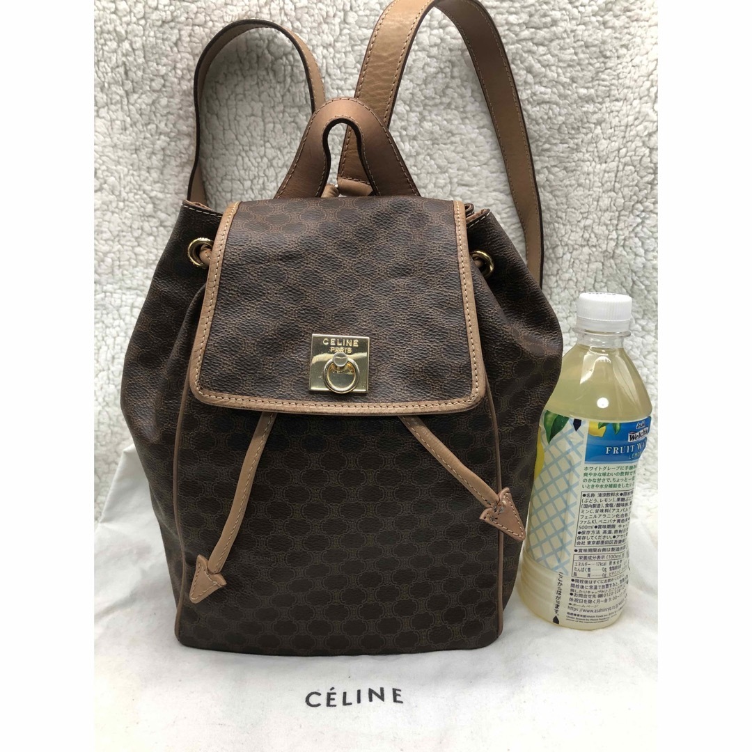 CELINE セリーヌ マカダム バックパック　巾着ミニリュック M14 保存袋